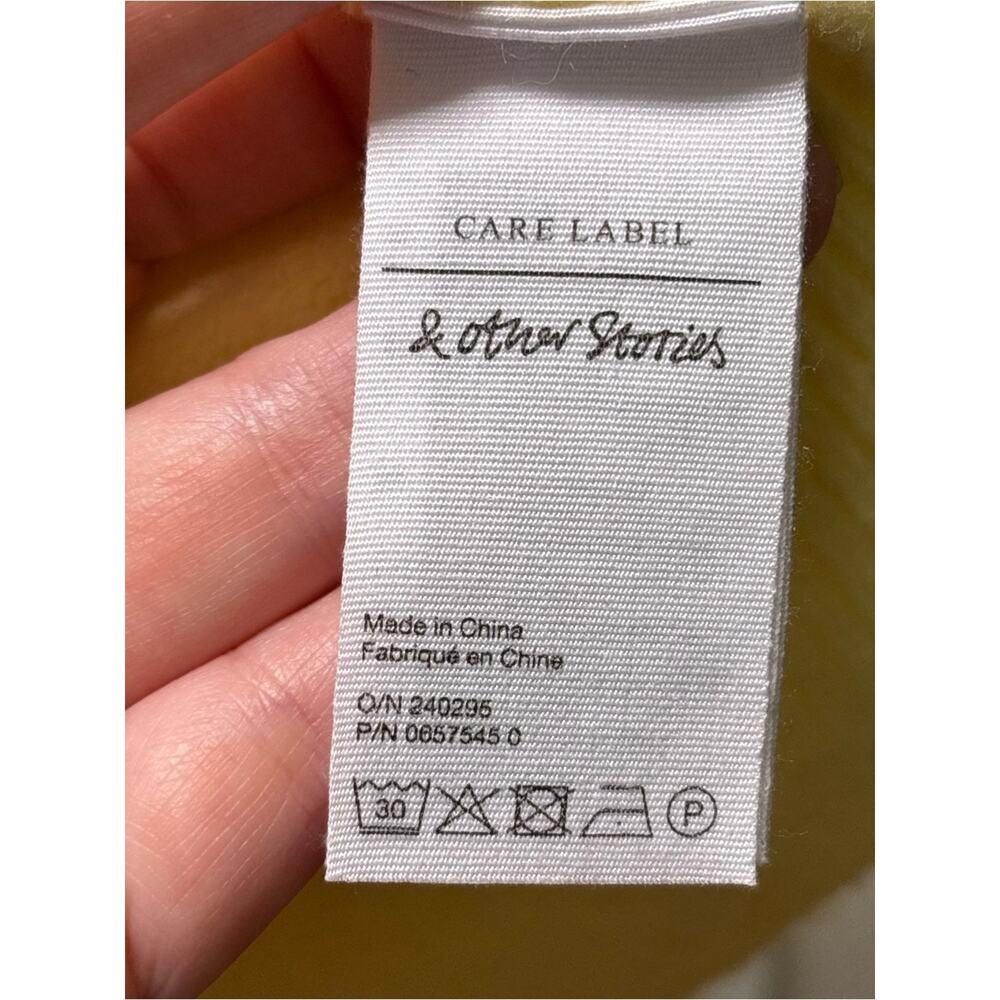 & Other Stories Light Yellow Mock Turtleneck Sweater Size XS - Picture 8 of 10